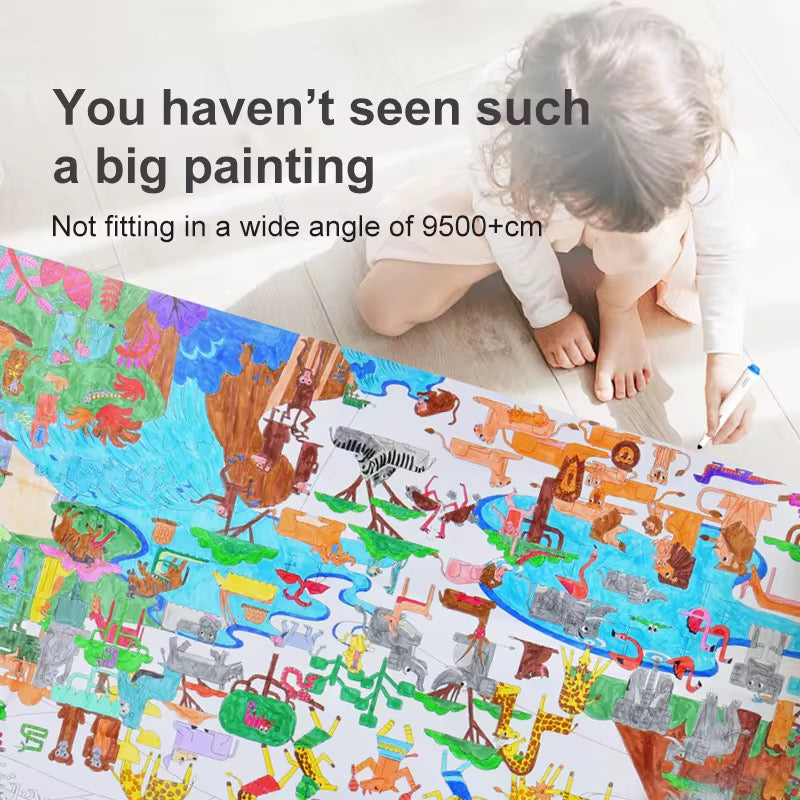 Mideer World Travel Coloring Poster