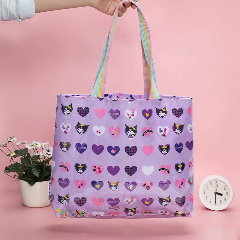 Sanrio Glitter Liequid Shoulder Bag - Large Capacity