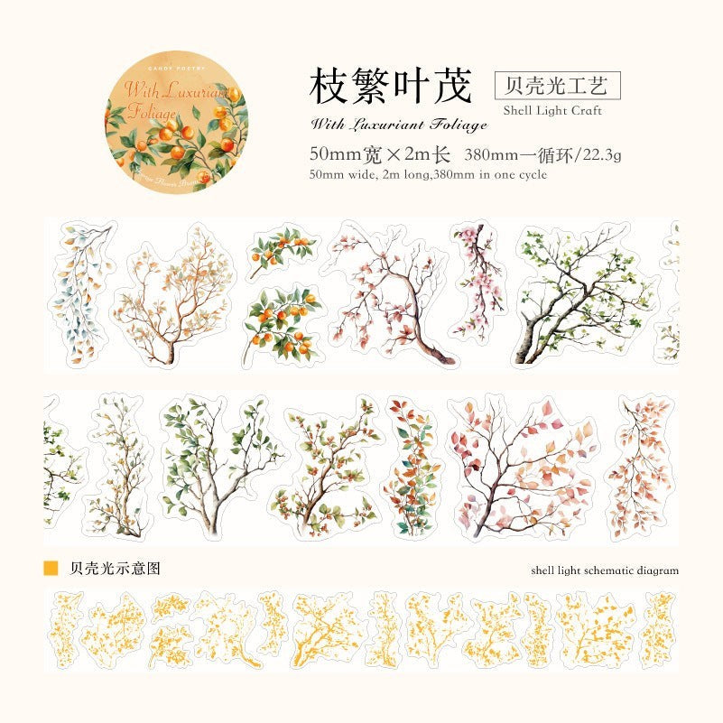 Candy Poetry Floral Washi Tape Collection