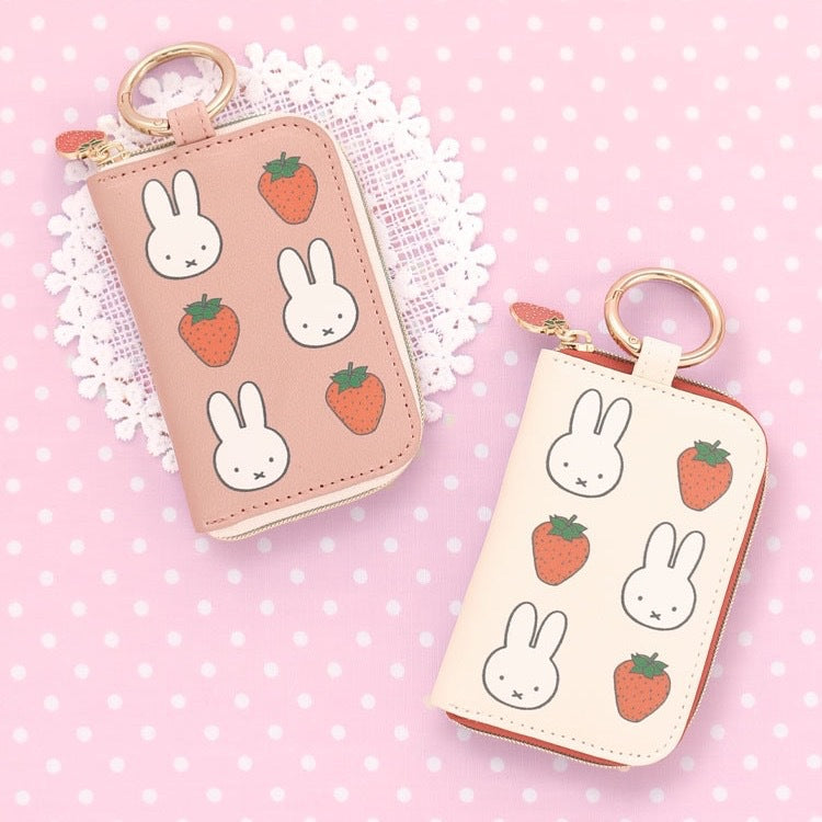 Japanese-Style Miffy Strawberry Coin Purse