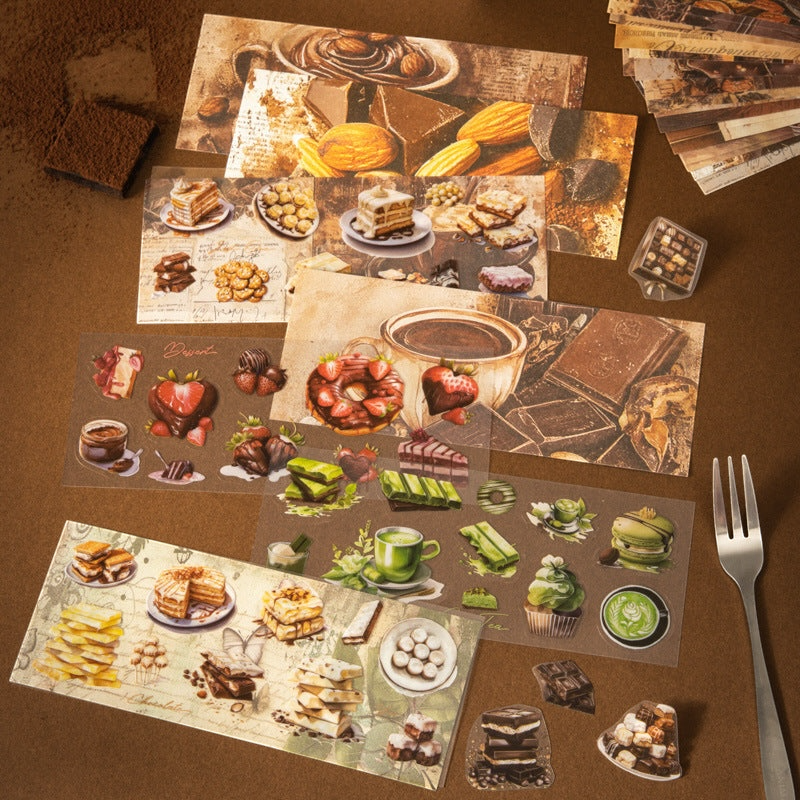 Sweet Time Classic Chocolate Dessert Stickers