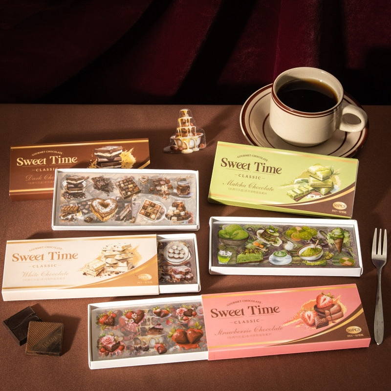 Sweet Time Classic Chocolate Dessert Stickers