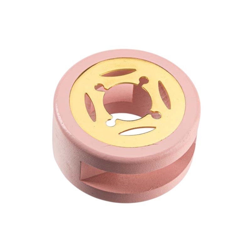 StationeryHaul pink wax seal warmer with gold metal insert, ideal for melting wax beads for crafting.