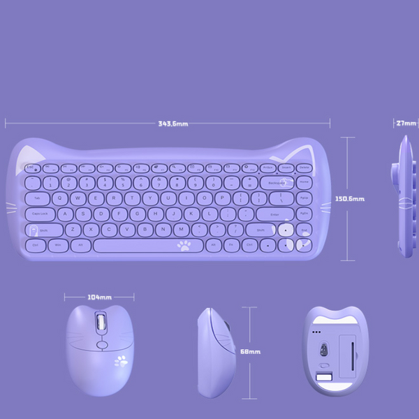 AJAZZ A3060Wireless BT 3.0 Dual-mode Professional Membrane Keyboard