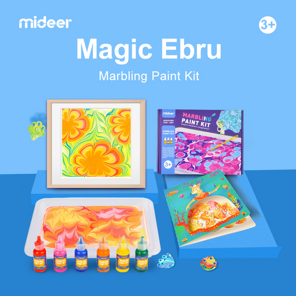 Mideer children water extension art set marbling kindergarten handwork DIY colorful educational toys